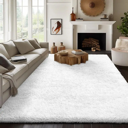 Thick Soft Ivory Rug - Decorstly