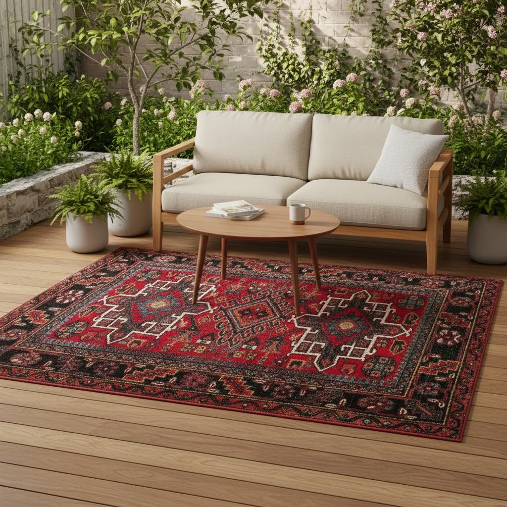 Traditional Red Persian Rug