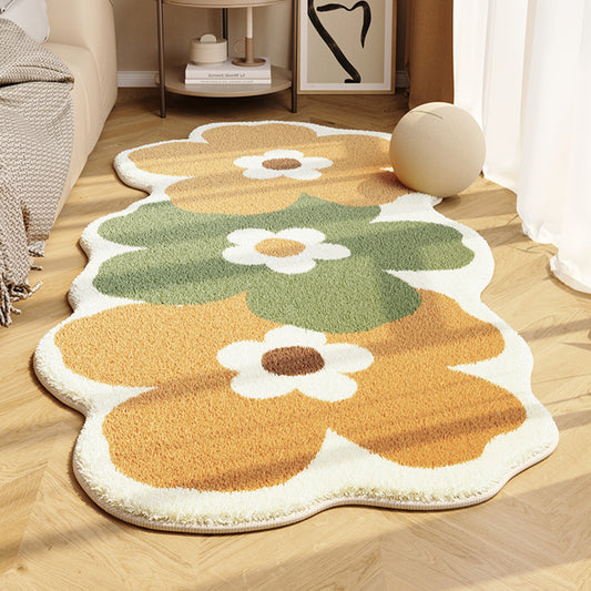 Tufted Colorful Flower Area Rug
