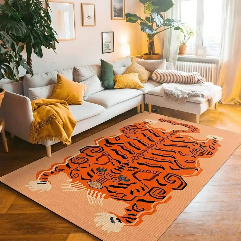 Vintage Colorful Tiger Rugs