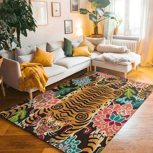 Vintage Colorful Tiger Rugs