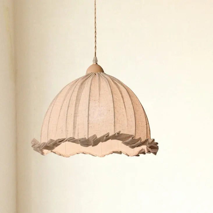Vintage Fabric Linen Chandelier - Decorstly