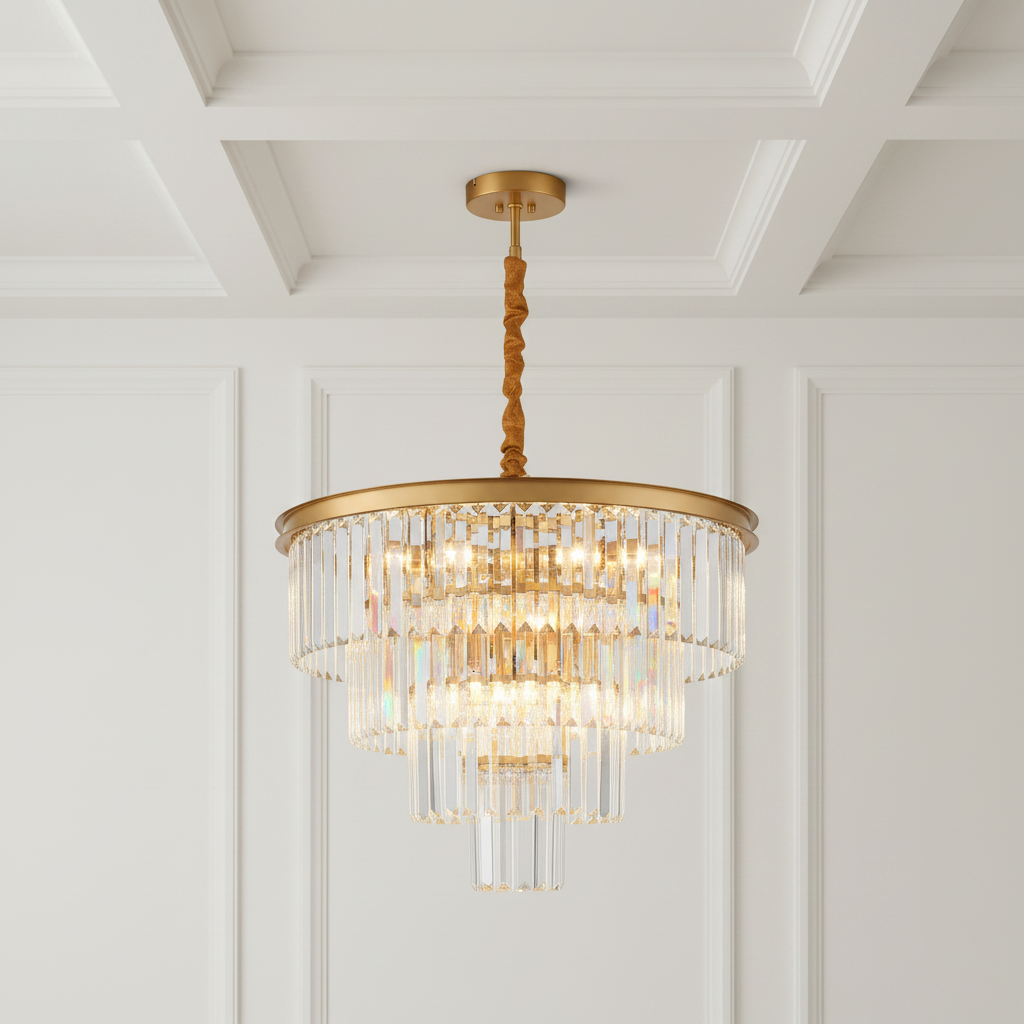 Vintage Crystal Chandelier