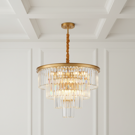 Vintage Crystal Chandelier