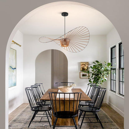 Vintage Hat Chandelier