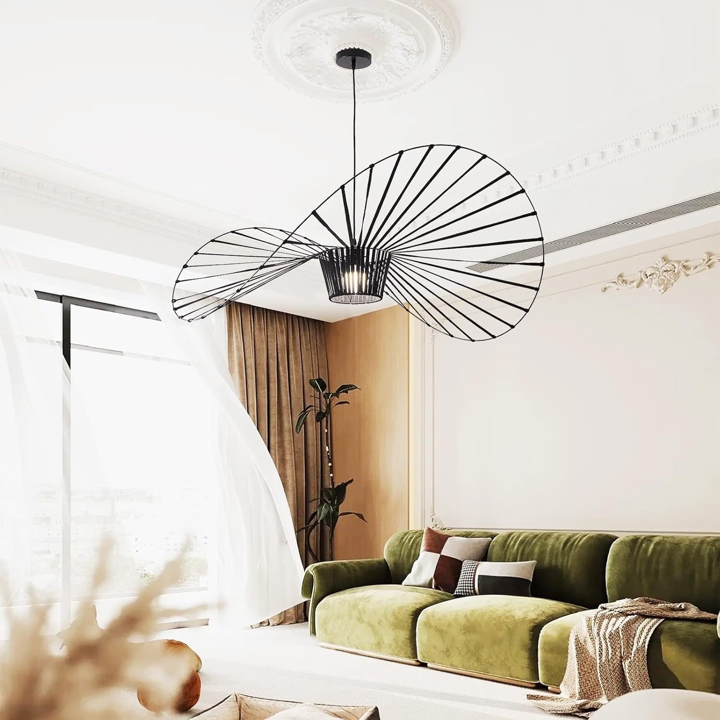 Vintage Hat Chandelier