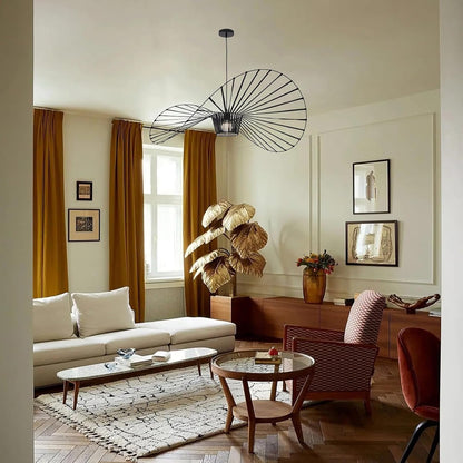 Vintage Hat Chandelier