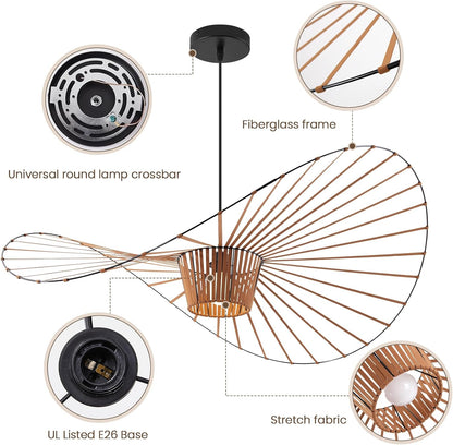 Vintage Hat Chandelier