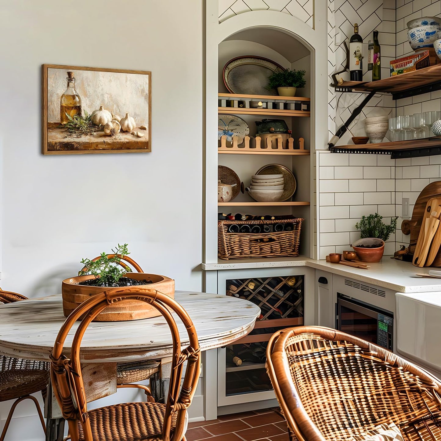 Vintage Kitchen Canvas Art