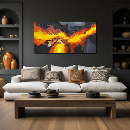 Volcanic Lava Textured Wall Art alt 3