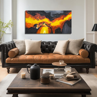Volcanic Lava Textured Wall Art alt 2