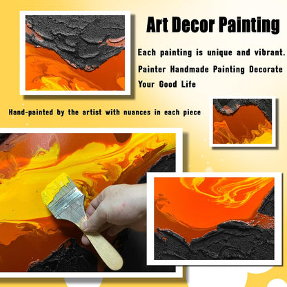 Volcanic Lava Textured Wall Art alt 5