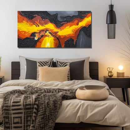Volcanic Lava Textured Wall Art