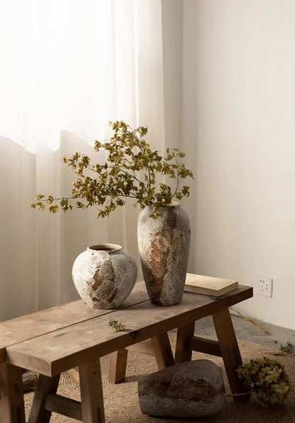 Wabi Sabi Rustic Pottery Vases