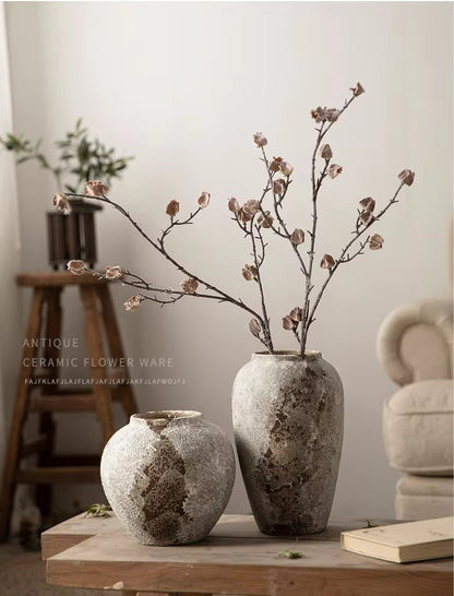 Wabi Sabi Rustic Pottery Vases