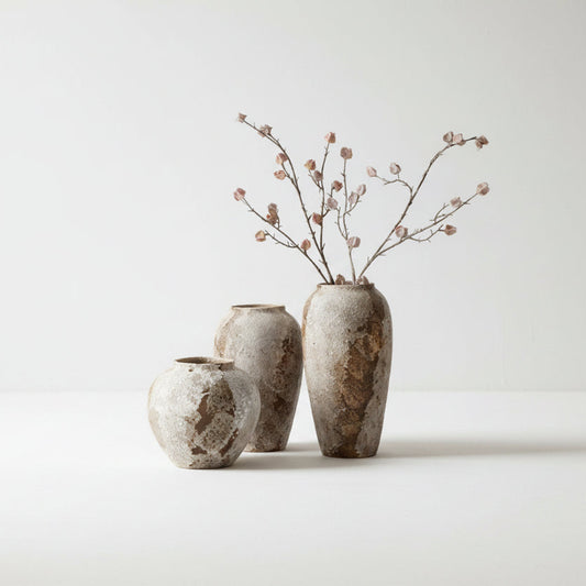 Wabi Sabi Rustic Pottery Vases - Decorstly