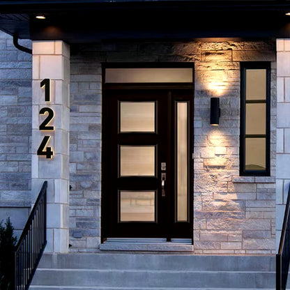 Waterproof LED Lighted Plaque House Number