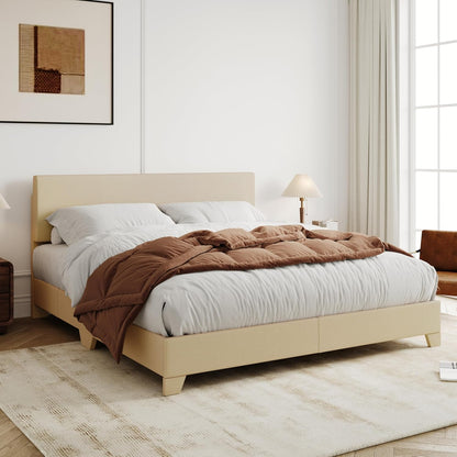 Wood Slats Platform Bed Frame