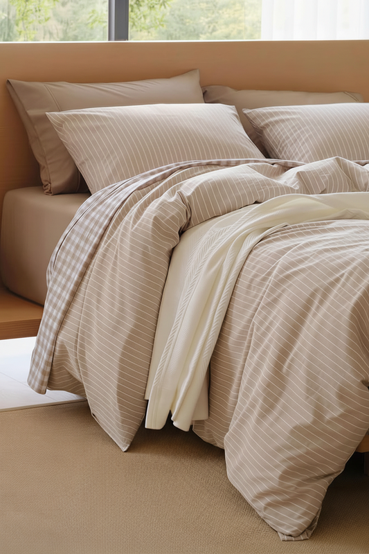 Yarn Dyed Striped Duvet Cover