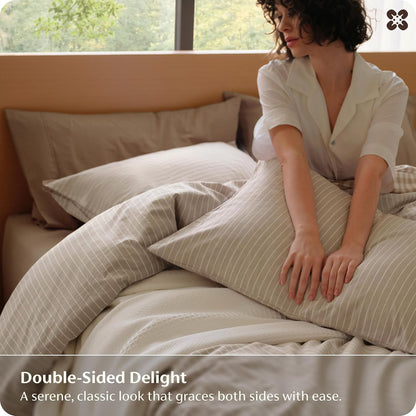Yarn Dyed Striped Duvet Cover