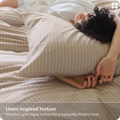 Yarn Dyed Striped Duvet Cover