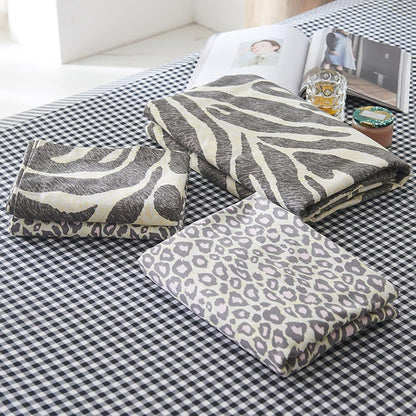 Zebra Leopard Patterns Duvet Cover Set