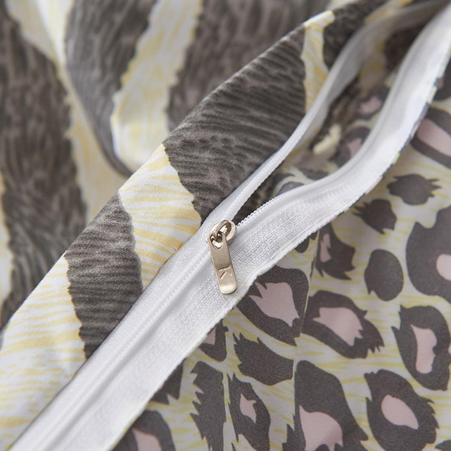 Zebra Leopard Patterns Duvet Cover Set
