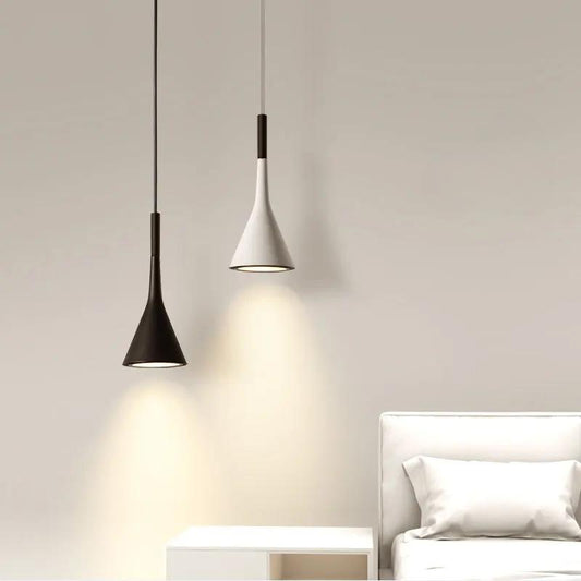 Sleek PureBeam Pendant Light fixtures hanging elegantly from the ceiling.