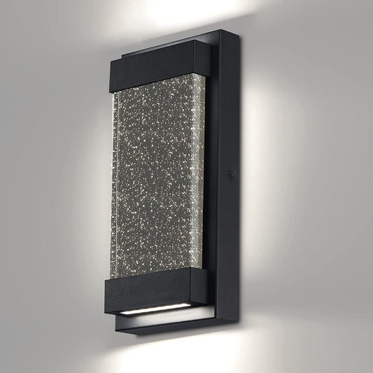 Black Crystal Wall Sconce