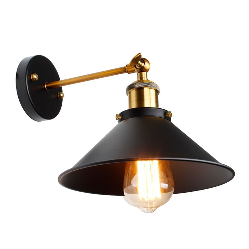 Black wall sconce