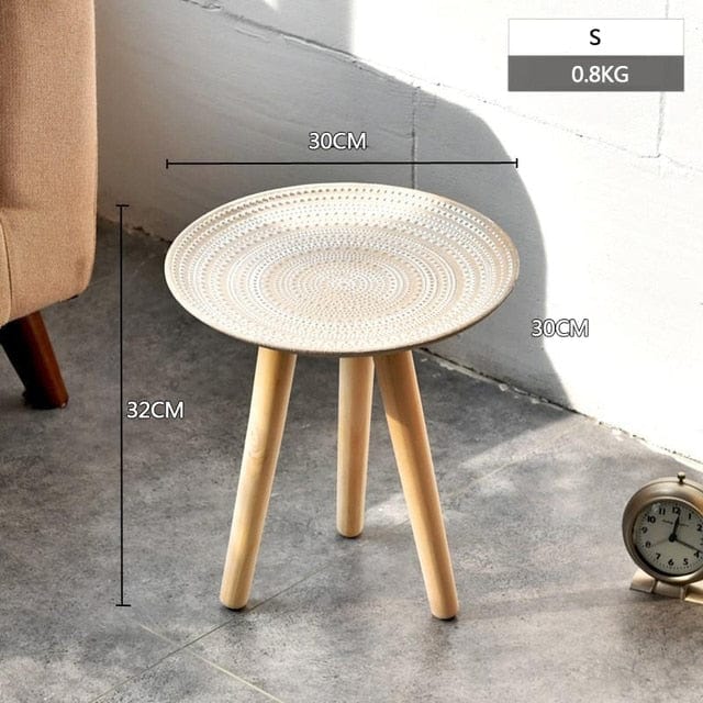 alt image 4 for White Round Coffee Table