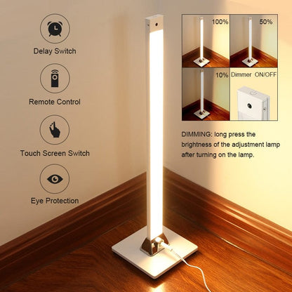 Modern LED White corner Floor Lamp