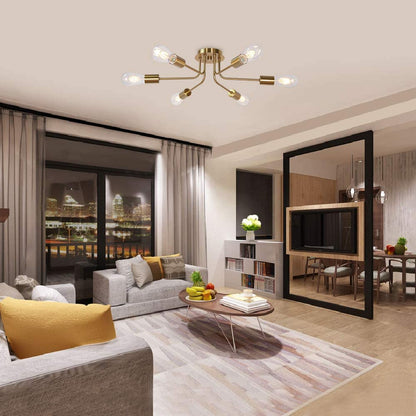 gold ceiling light for living room decor