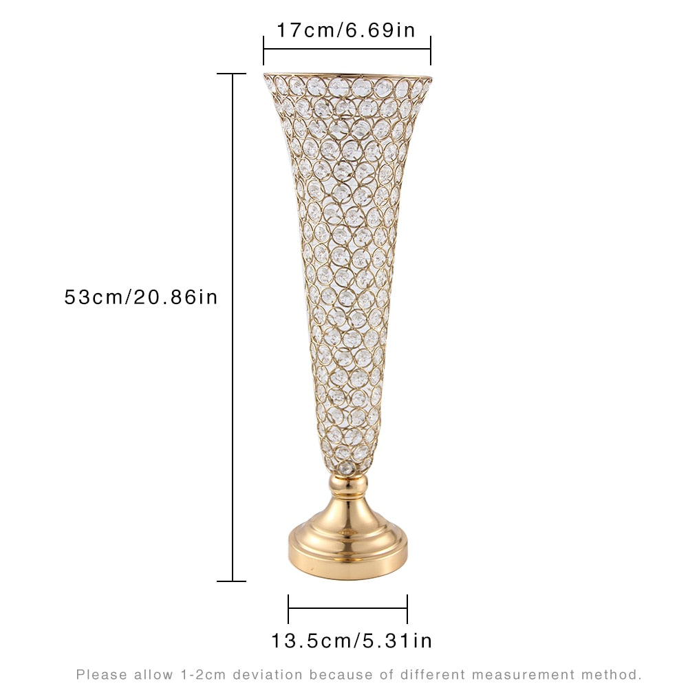 flower vase size 