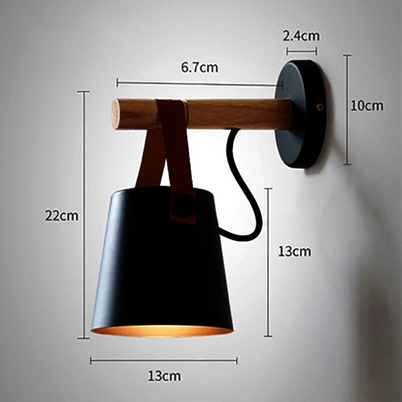 wall light fxiture dimensions