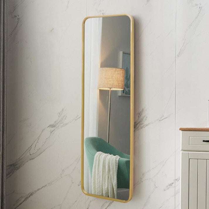 Antique Gold Floor Length Mirror Decorstly