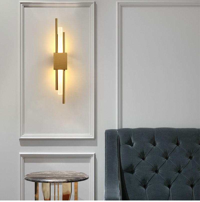 Tall wall sconce