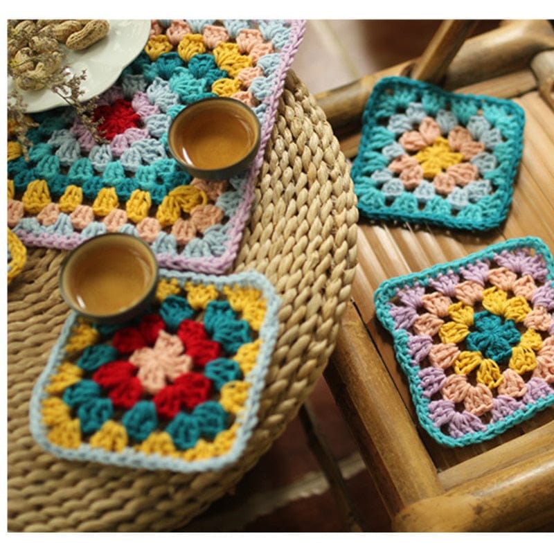 alt image 2 for Handmade Crochet Coasters