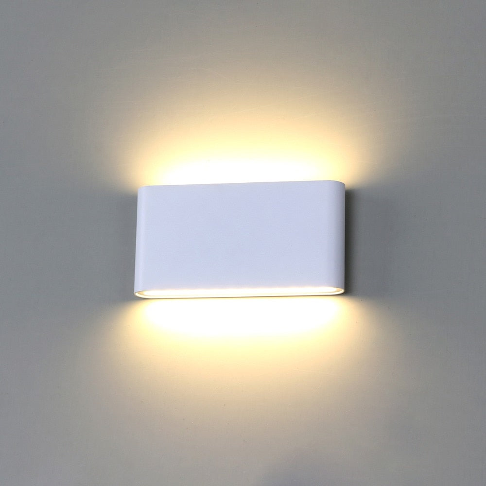 white up and down light