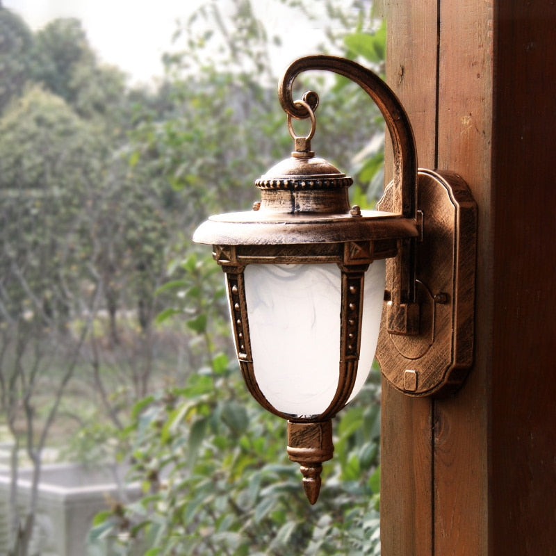 bronze vintage outdoor light