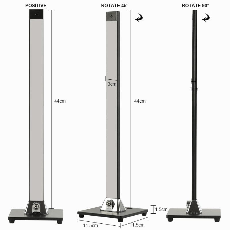 Modern LED White Floor Lamp sizes