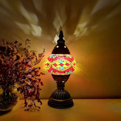 Turkish Moroccan Mosaic Desk Table Lamp