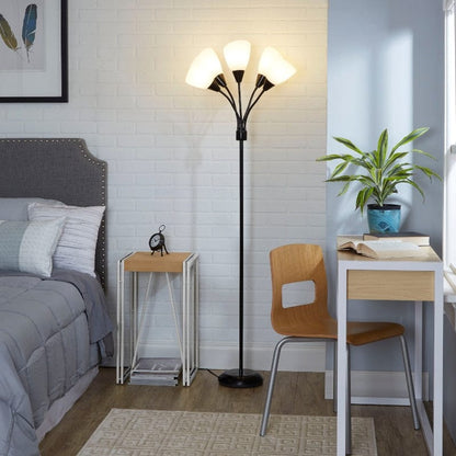 black bedside floor lamp 