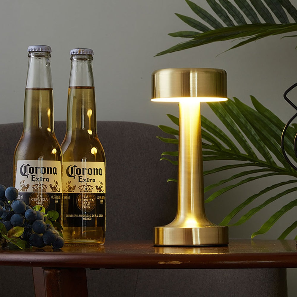 Cordless Brass Table Lamp