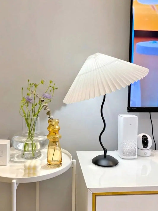 black desk lamp