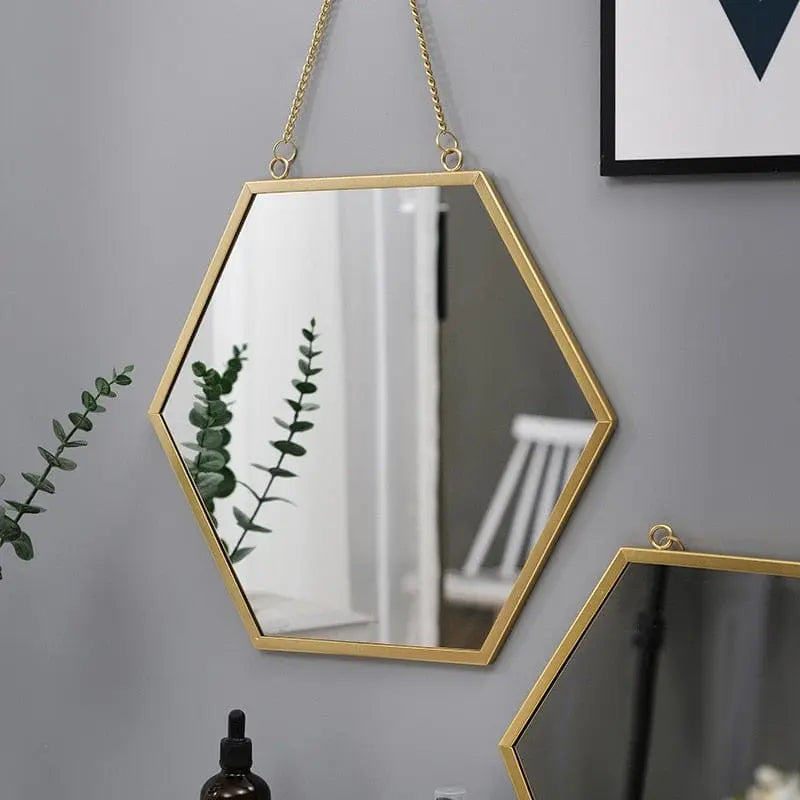 Gold Framed Bathroom Mirror - Decorstly