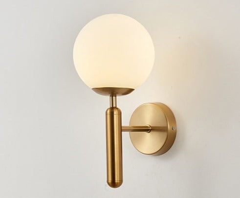 frosted glass sconce