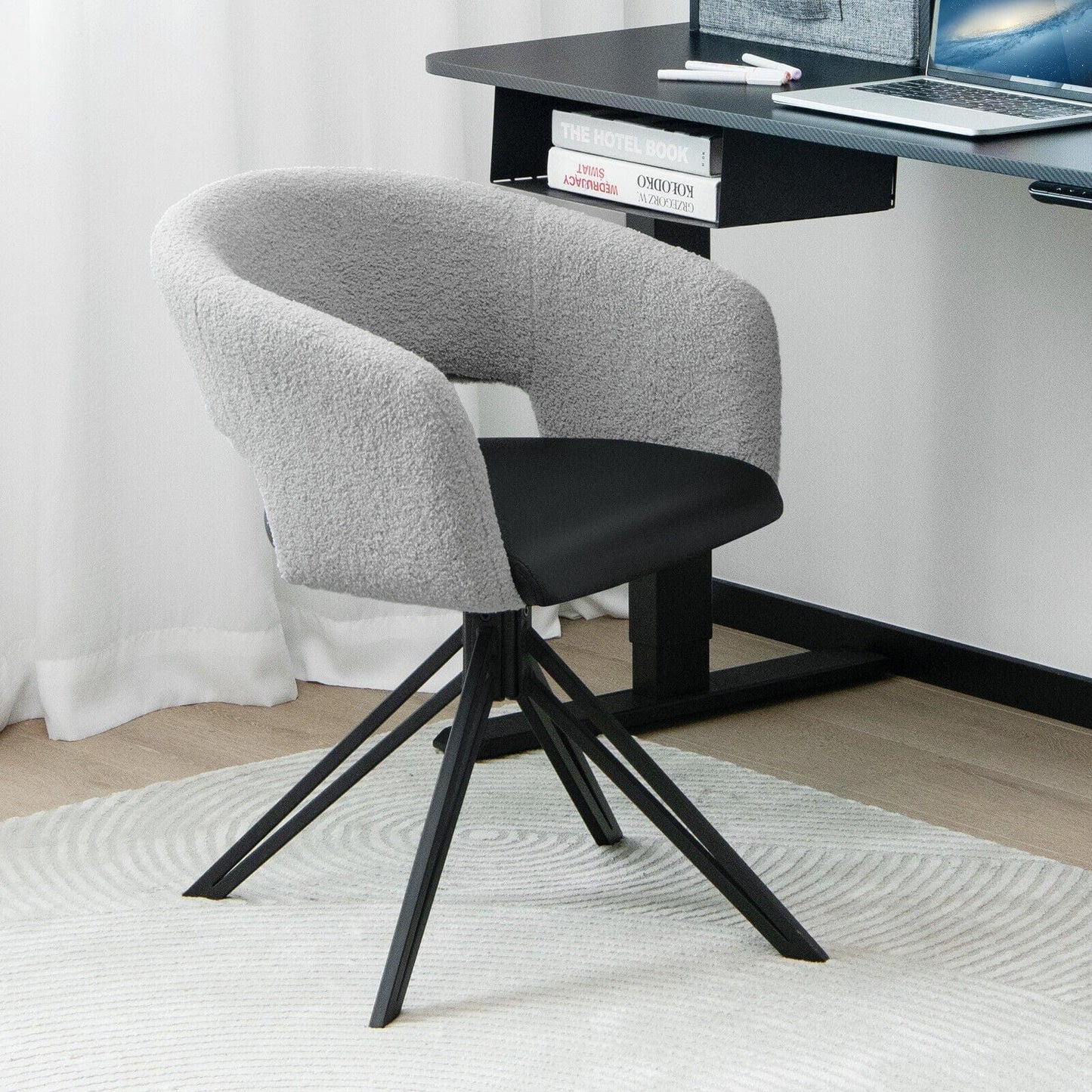 alt image 2 for Modern Sherpa Desk Chair