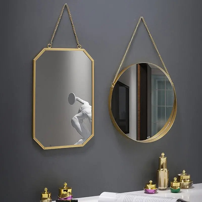 Gold Framed Bathroom Mirror - Decorstly