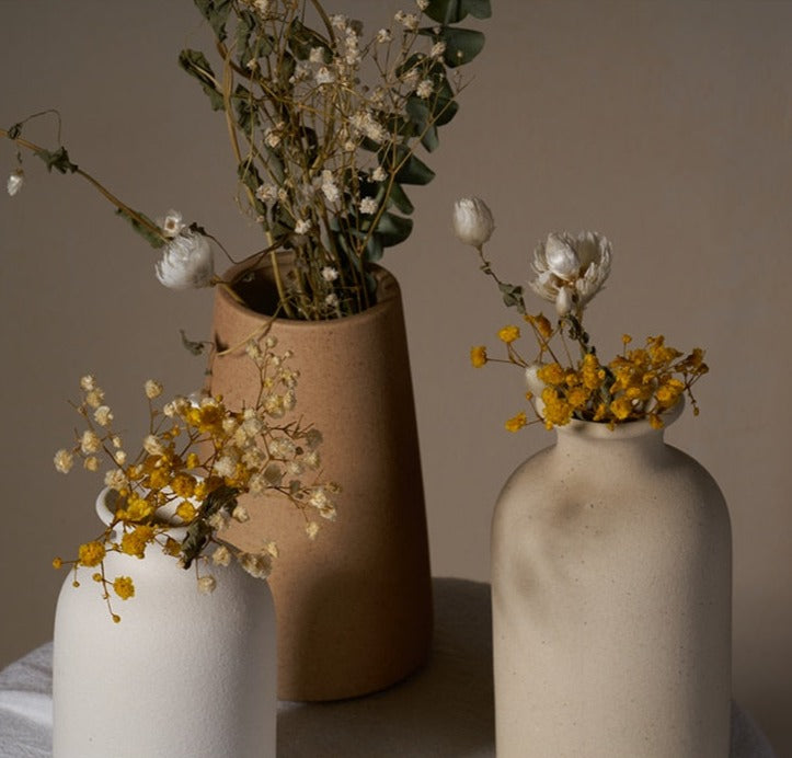 ceramic colorful vases
